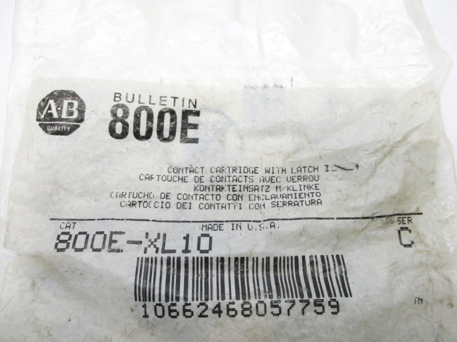 INDUSTRIAL SPARE PART 800E-XL10 SER. C NSMP
