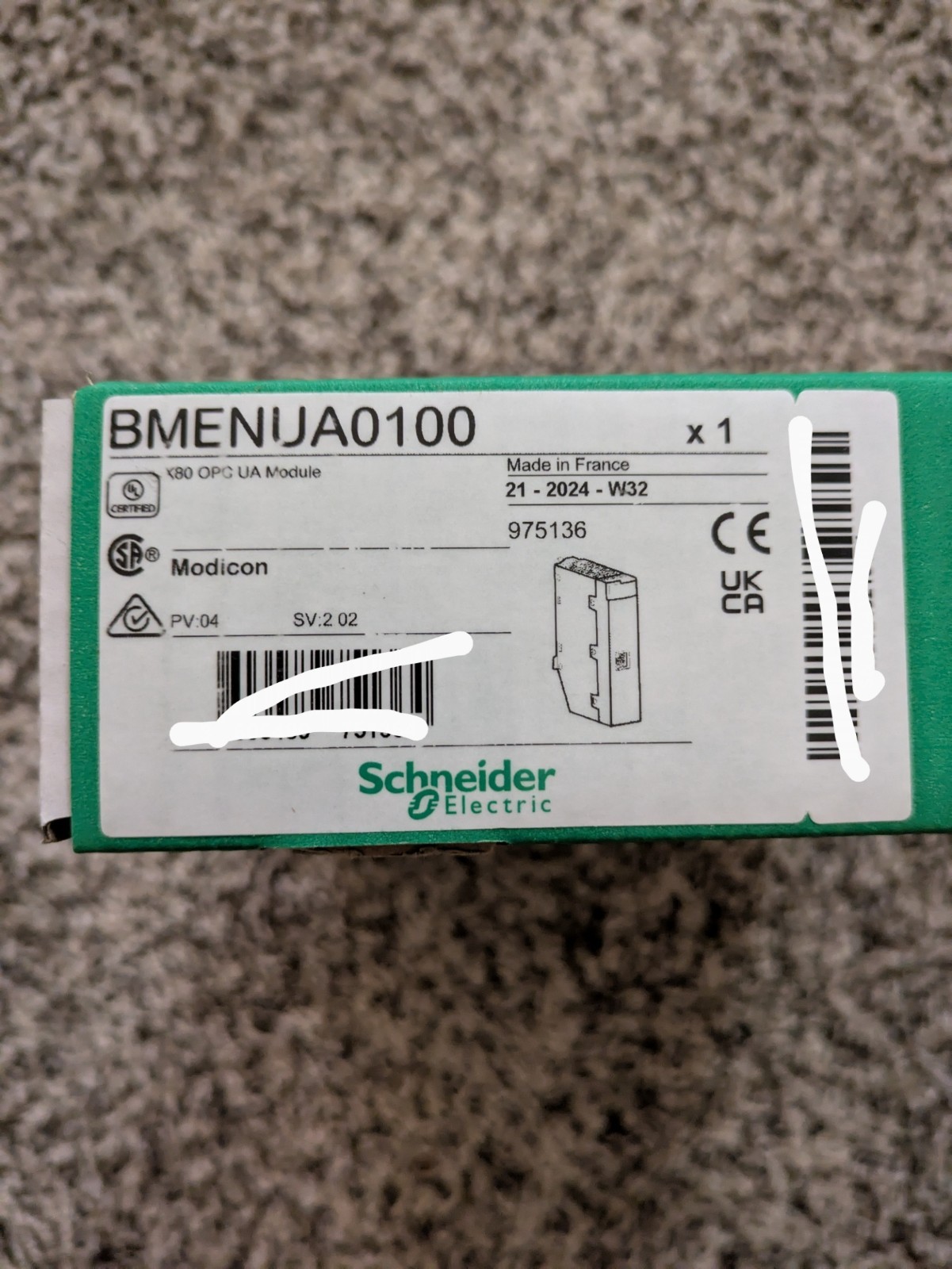 BMENUA0100 BRAND NEW Schneider Electric Modicon BME-NUA-0100 X80 2024