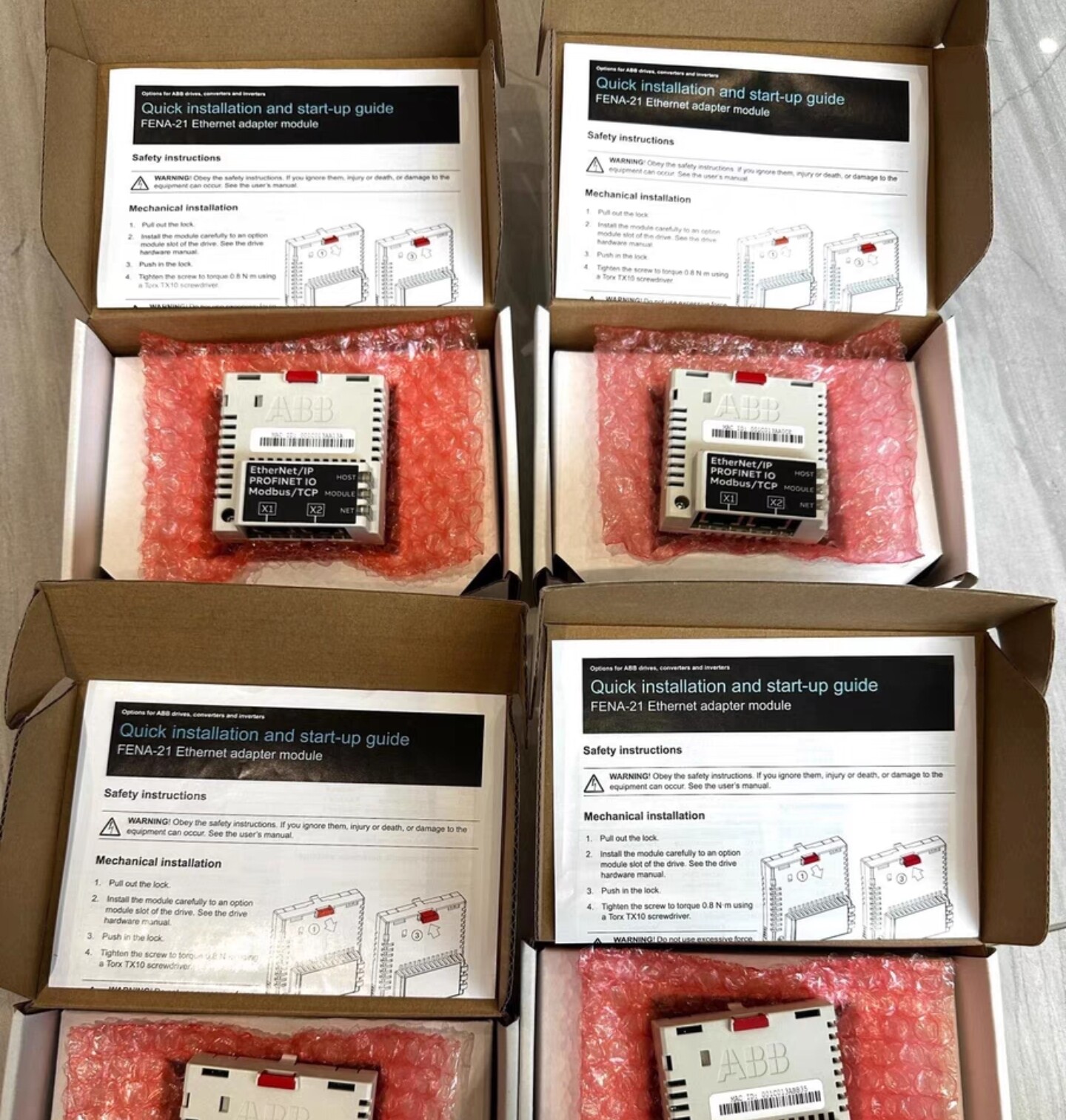 New In Box ABB RETA-01 ETHERNET Adaptor