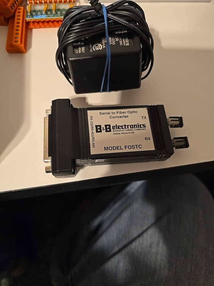 rs-232/rs422/rs485 serial to fiber optic model FOSTC (415)