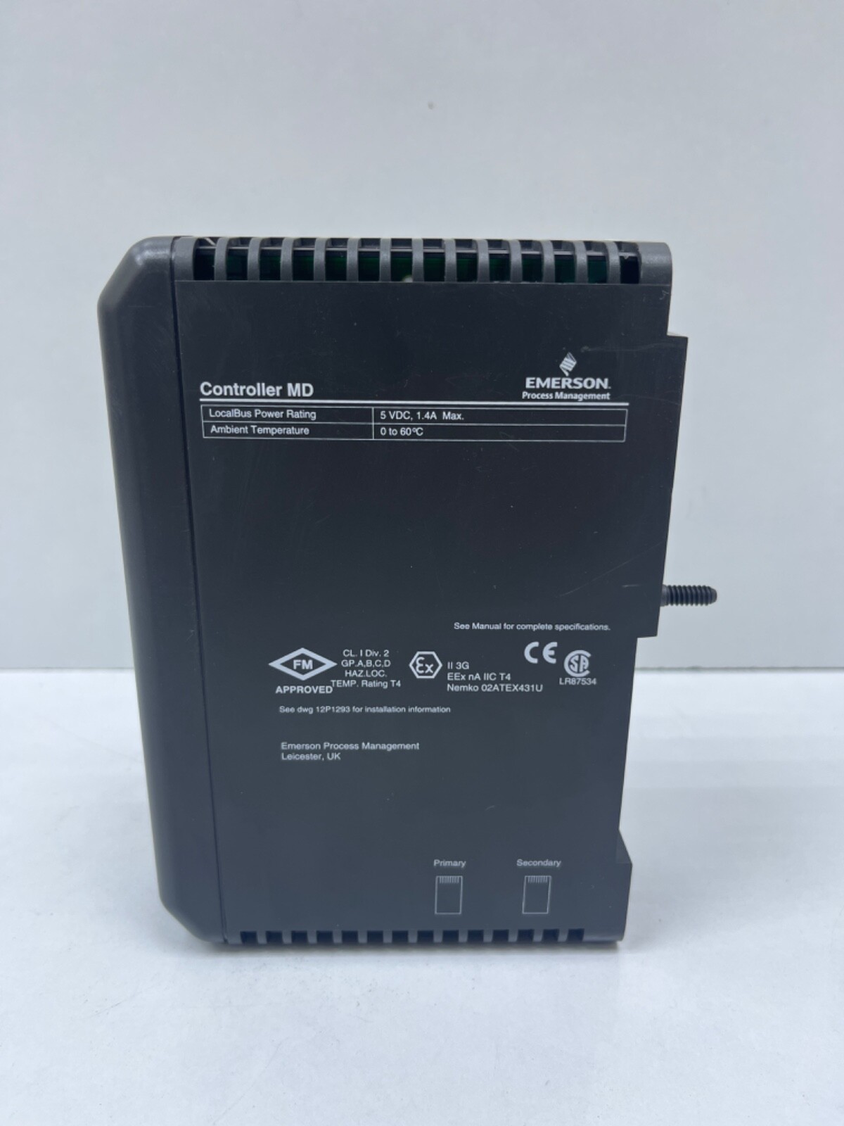 EMERSON DELTAV KJ2003X1-BA2 CONTROLLER MD PN: 12P2093X112
