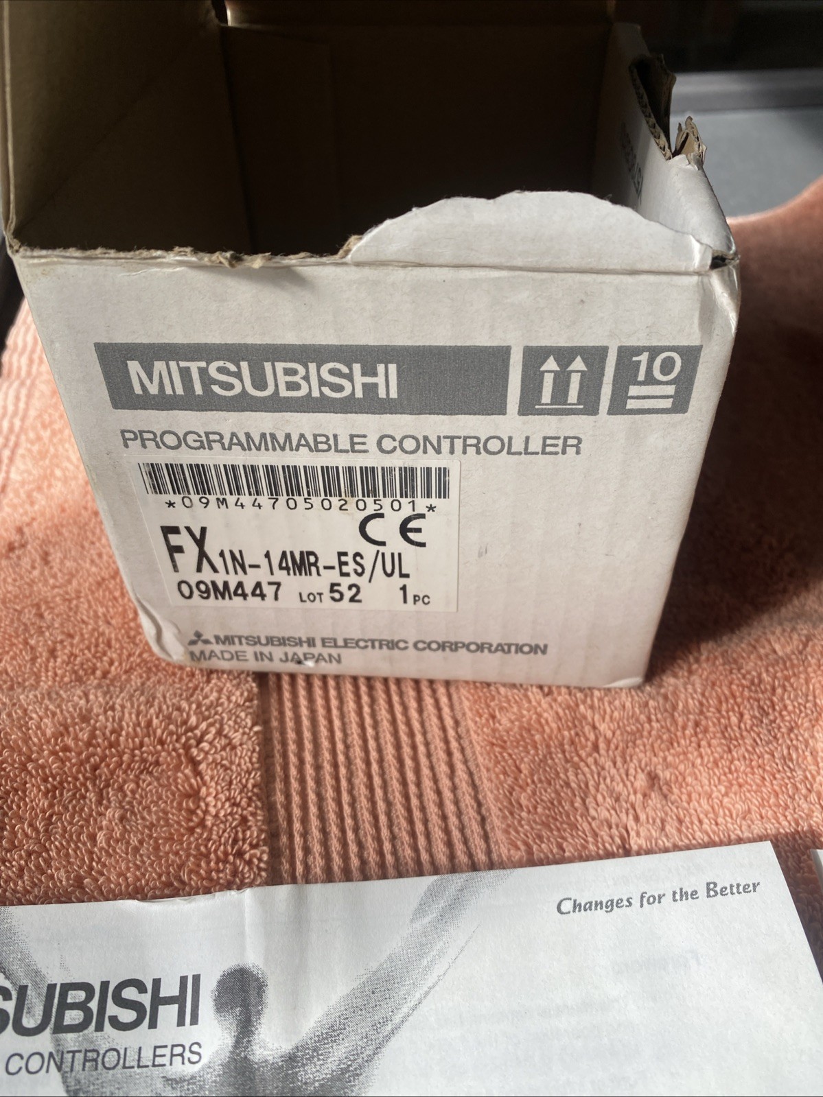 Mitsubishi Programmable Controller MELSEC-F FX1N-14MR-ES/UL New In Box