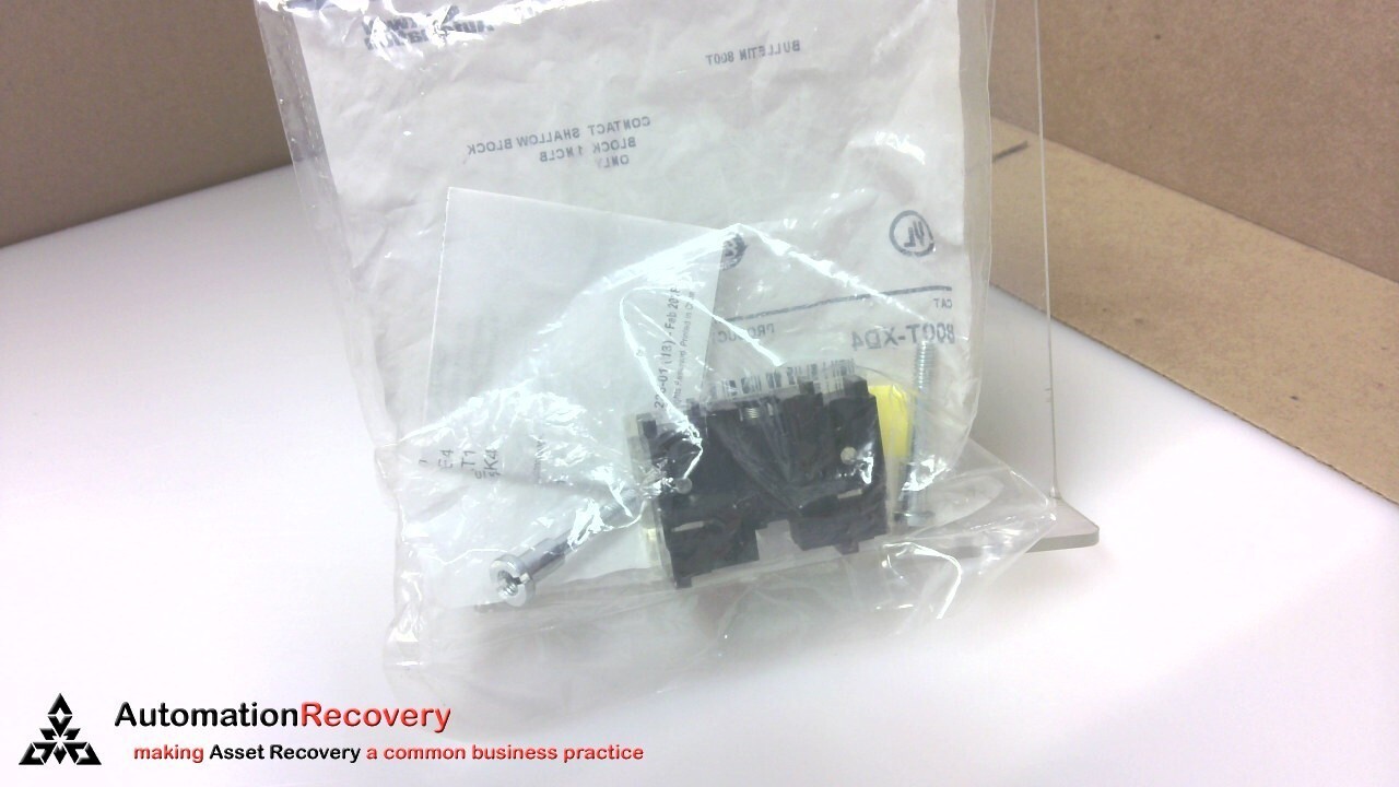 ALLEN BRADLEY 800T-XD4 SER E -, SHALLOW STYLE CONTACT BLOCK, SEE DESC #291605