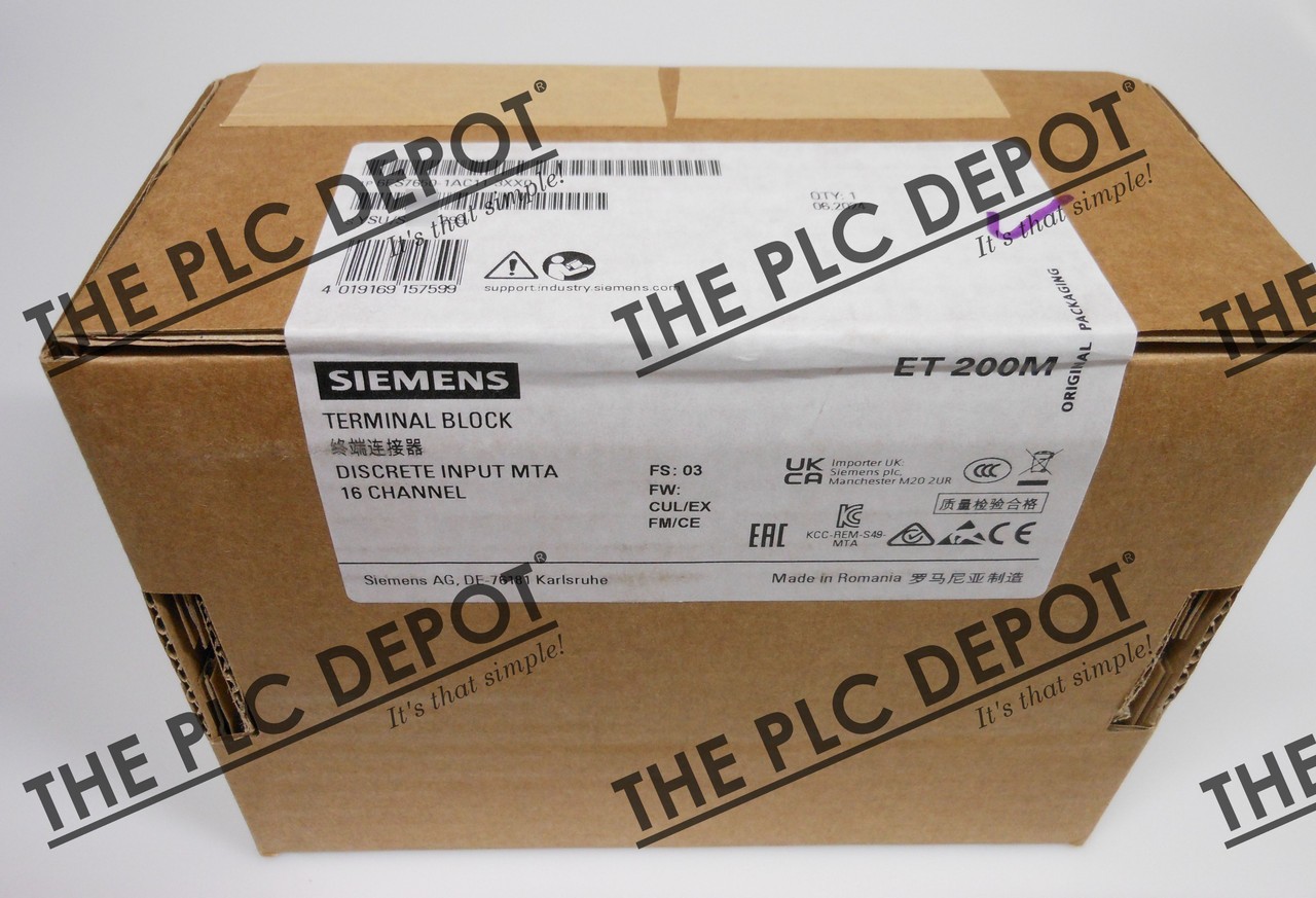 BRAND NEW Siemens 6ES7650-1AC11-3XX0 MTA 16CH TERMINAL BLOCK #299