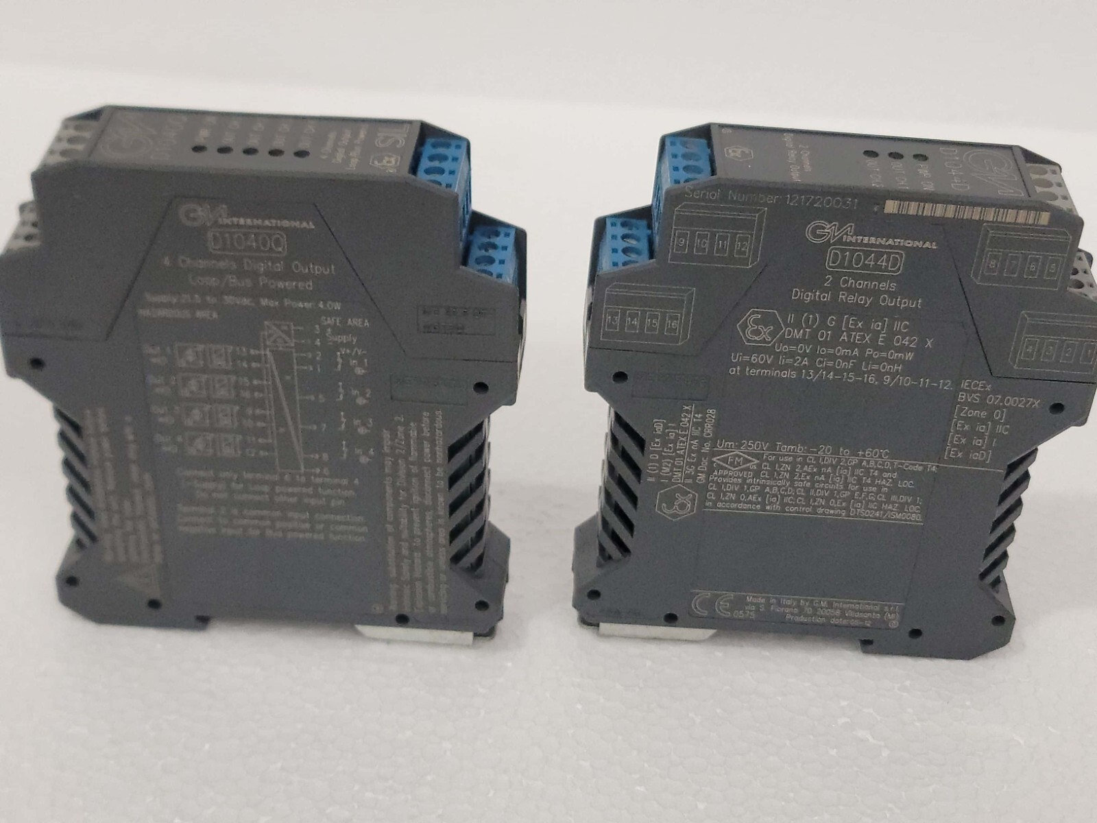 GM INTERNATIONAL D1044D 2 CHANNELS DIGITAL RELAY OUTPUT