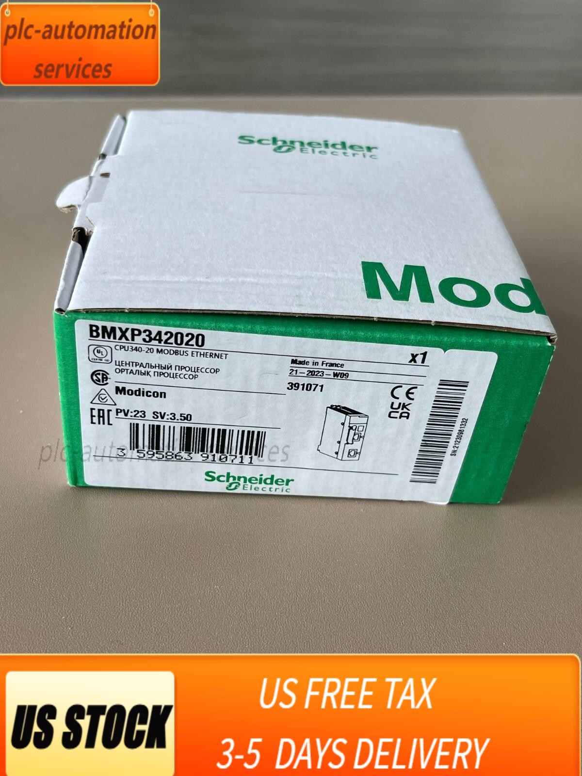 Schenider BMXP342020 / bmx p 342020 ; CPU340-20 Modbus US Free TAX