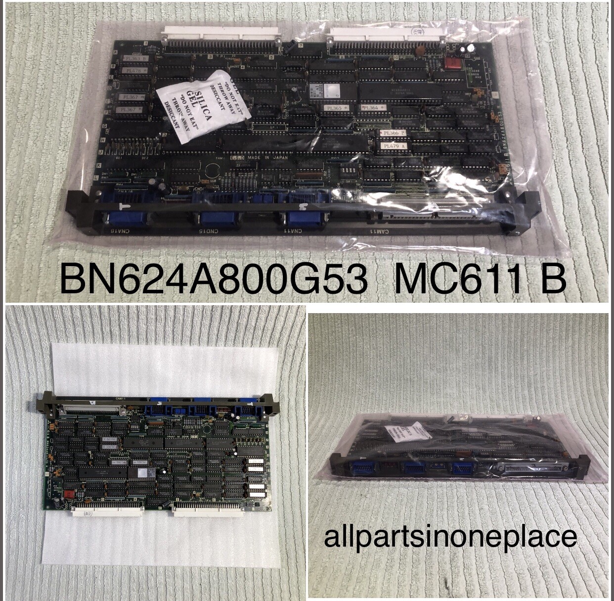 MITSUBISHI #(MC611B)-(BN624A800G53)-(REV-H) MELDAS CNC CIRCUIT BOARD