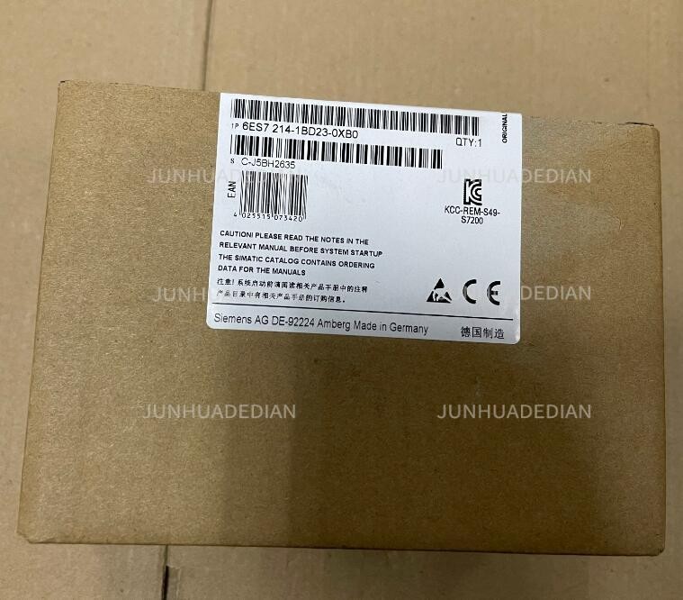1PCS SIEMENS 6ES7214-1BD23-0XB0 New In Box CPU 224 Compact Device