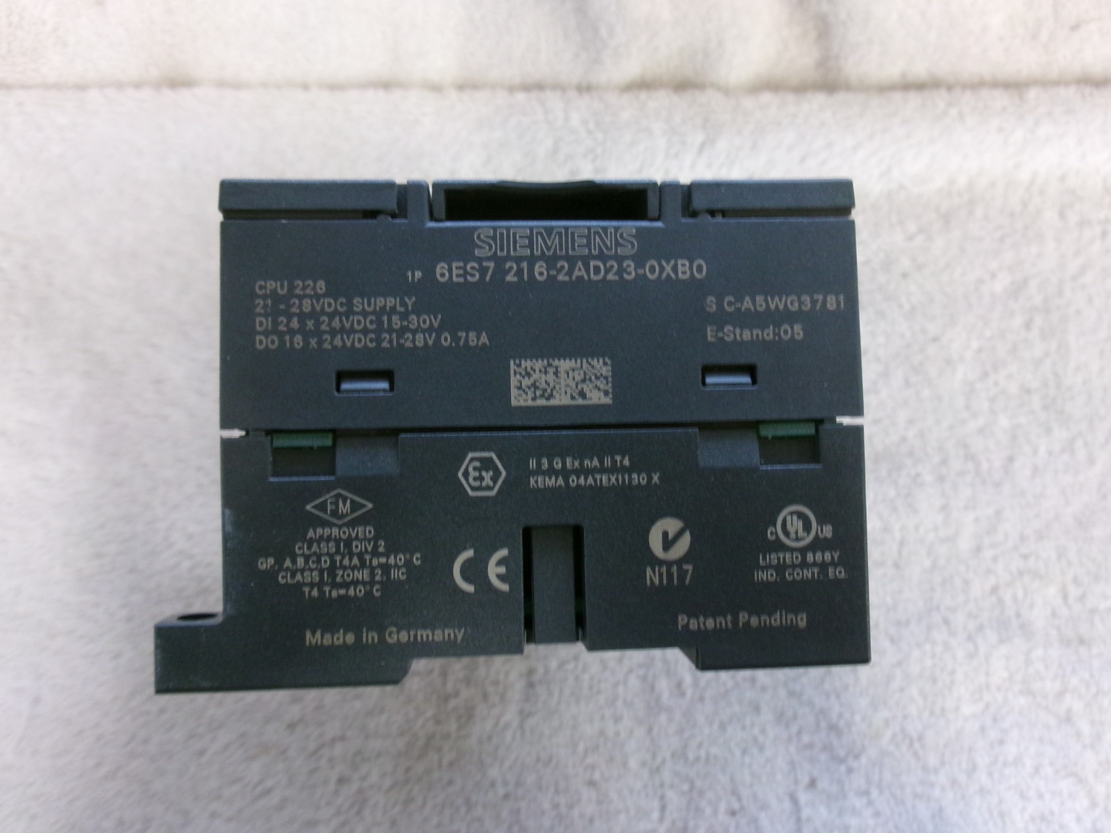 Siemens Simatic S7-200 CPU Module 6ES7 216-2AD23-0XB0