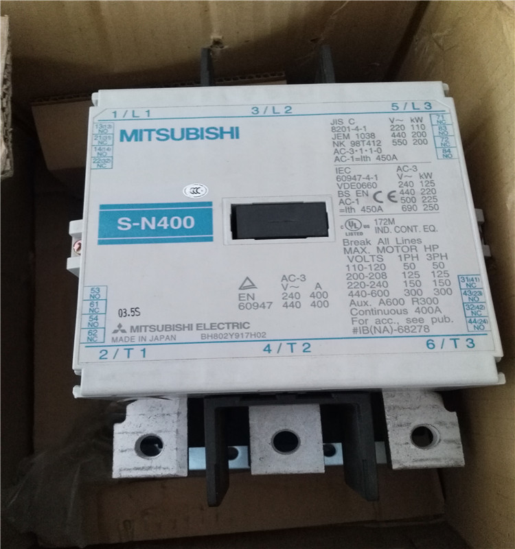 1PC New Mitsubishi AC contactor S-N400 AC380V