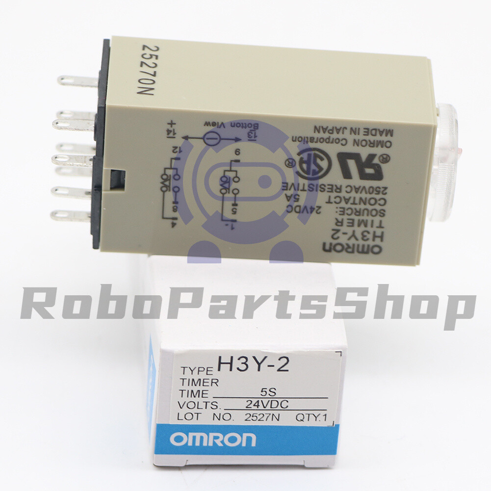 1PCS New Omron H3Y-2 H3Y2 PPower-on Delay Timer Relay 8 Pins /RS
