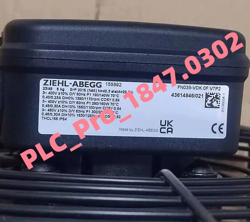 1PCS Brand New ZIEHL-ABEGG FN035-VDK.0F.V7P2 Axial-Flow Fan Fast delivery