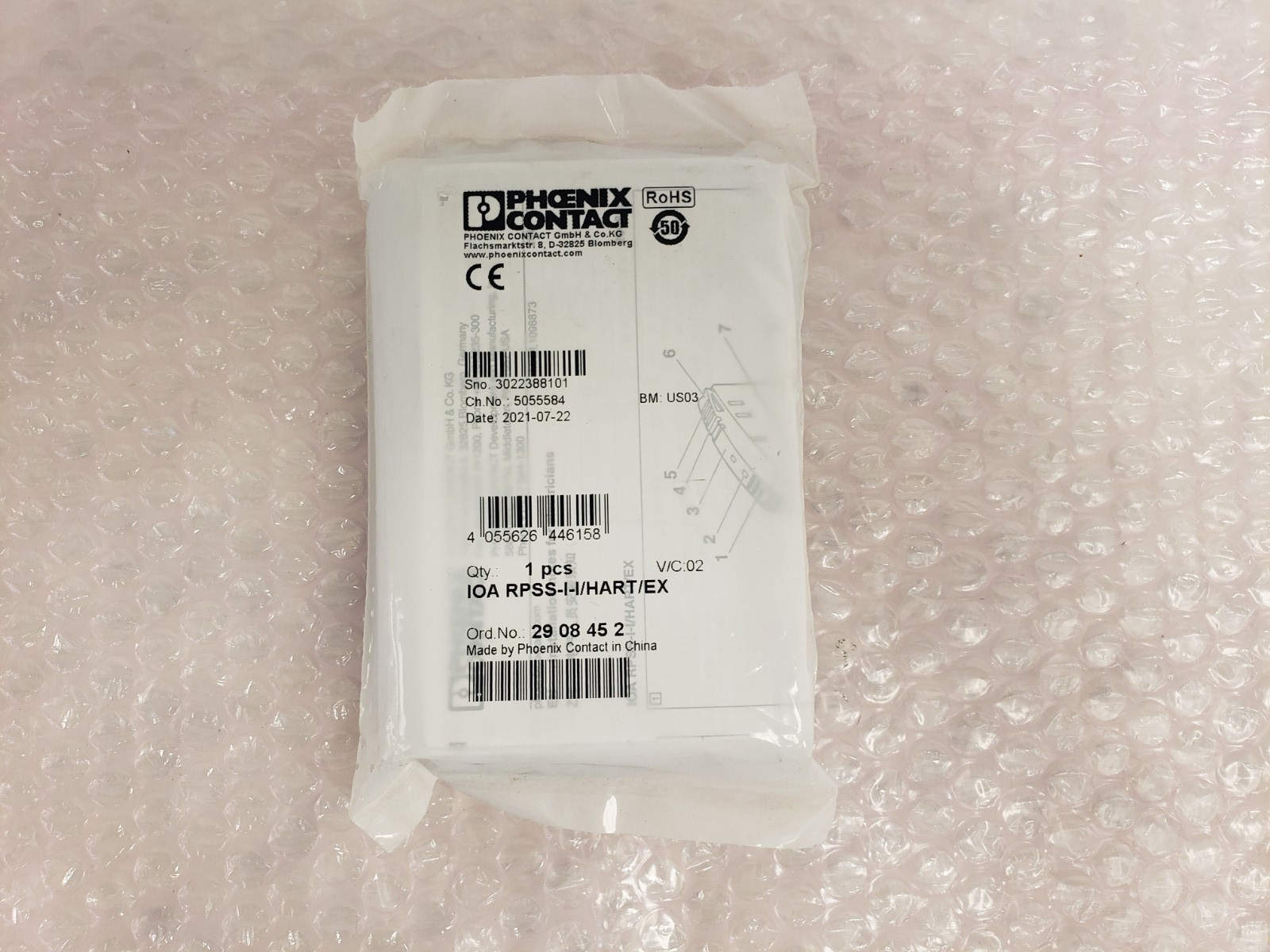 Phoenix Contact IOA RPSS-I-I/HART/EX Power/Input Isolating Amplifier 2908452 7-4