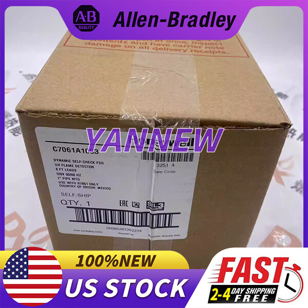 New In Box Honeywell C7061A1053 UV Flame Detector C7061A1053