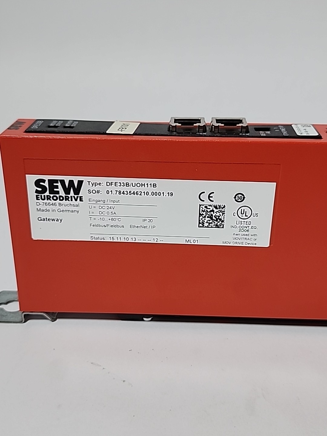SEW EURODRIVE DFE33B/UOH11B Fieldbus Gateway EtherNet IP Modbus TCP Module