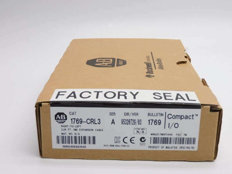 New Sealed Allen-Bradley AB 1769-CRL3 SER. A 1M NSMP US Free Tax