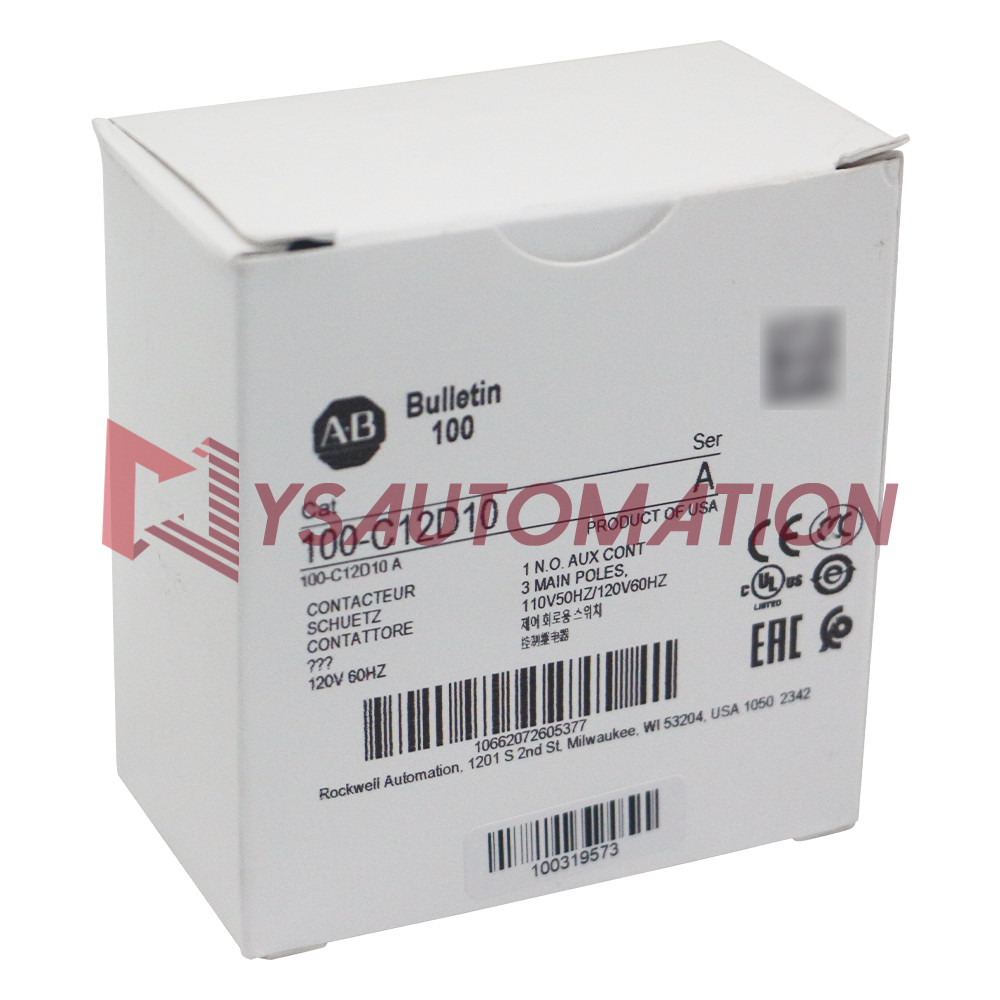 Brand New Allen Bradley 100-C12D10 IEC Contactor* Free Same Day Shipping