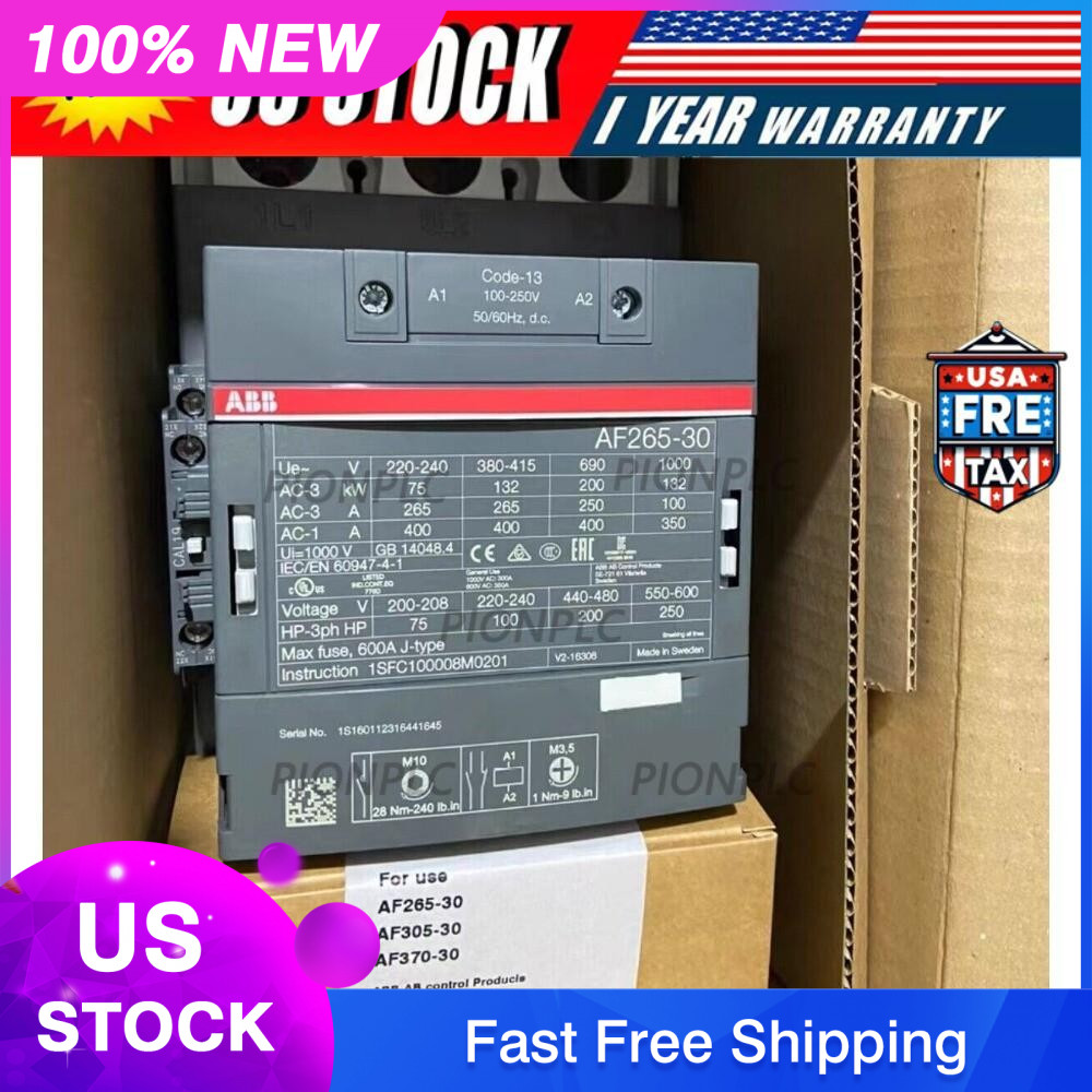 1pc ABB AF265-30-11-13 100-250V50/60Hz contactor Fast delivery US Free TAX