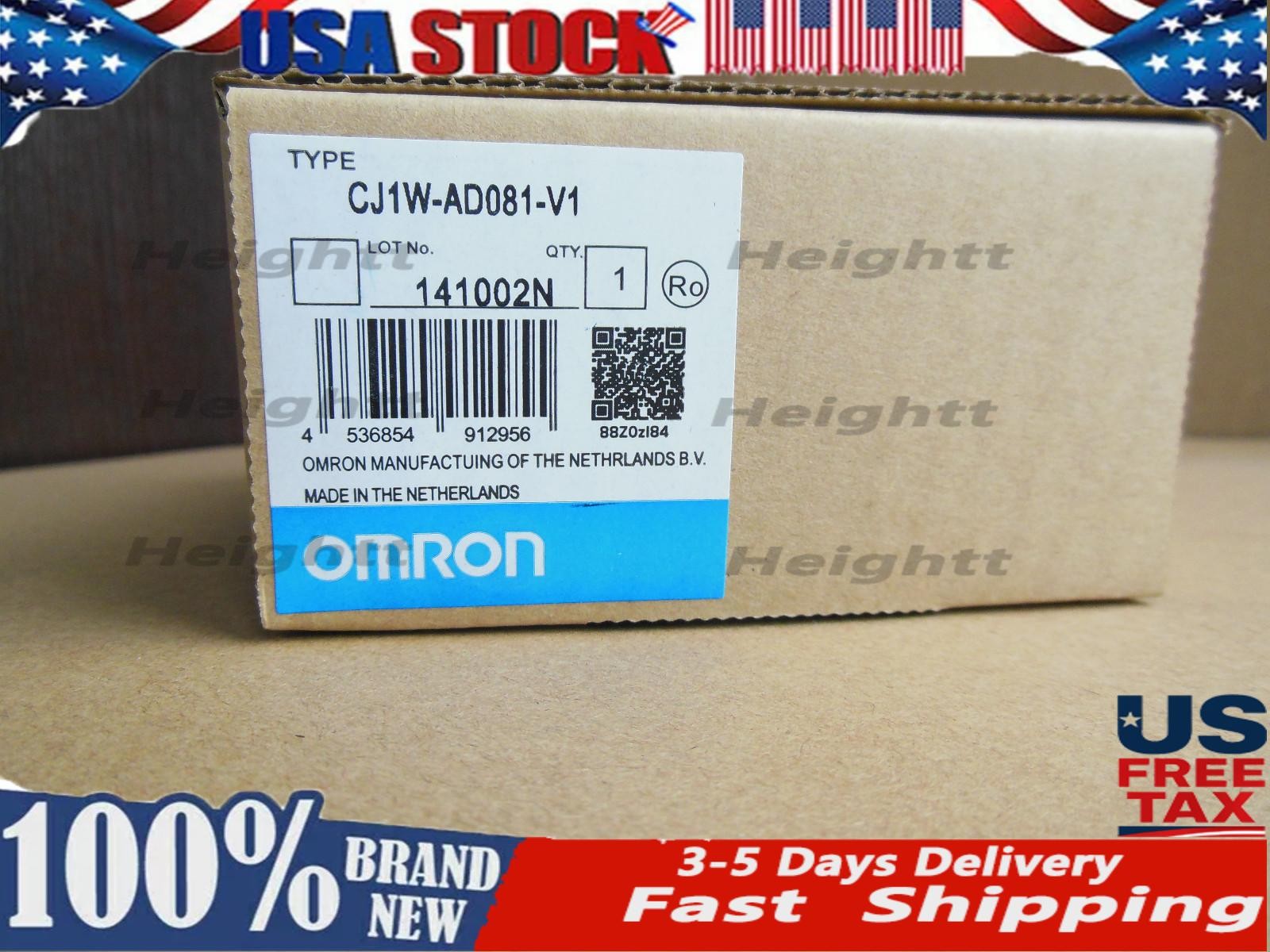 Omron CJ1W-AD081-V1 PLC Module CJ1WAD081V1 One Year Warranty US Free TAX