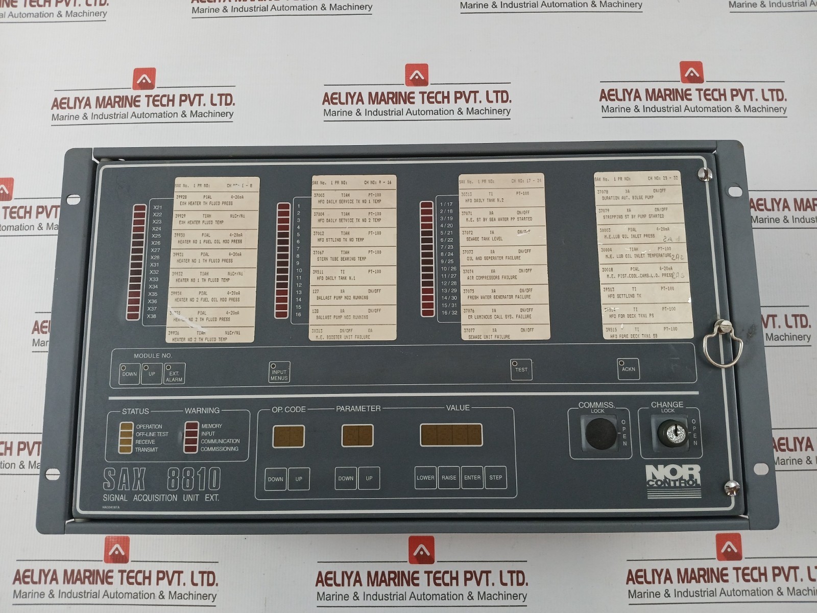 NOR CONTROL SAX 8810 Signal Acquisition Unit Extender NA 1008.1, NN-832.1, NN-80