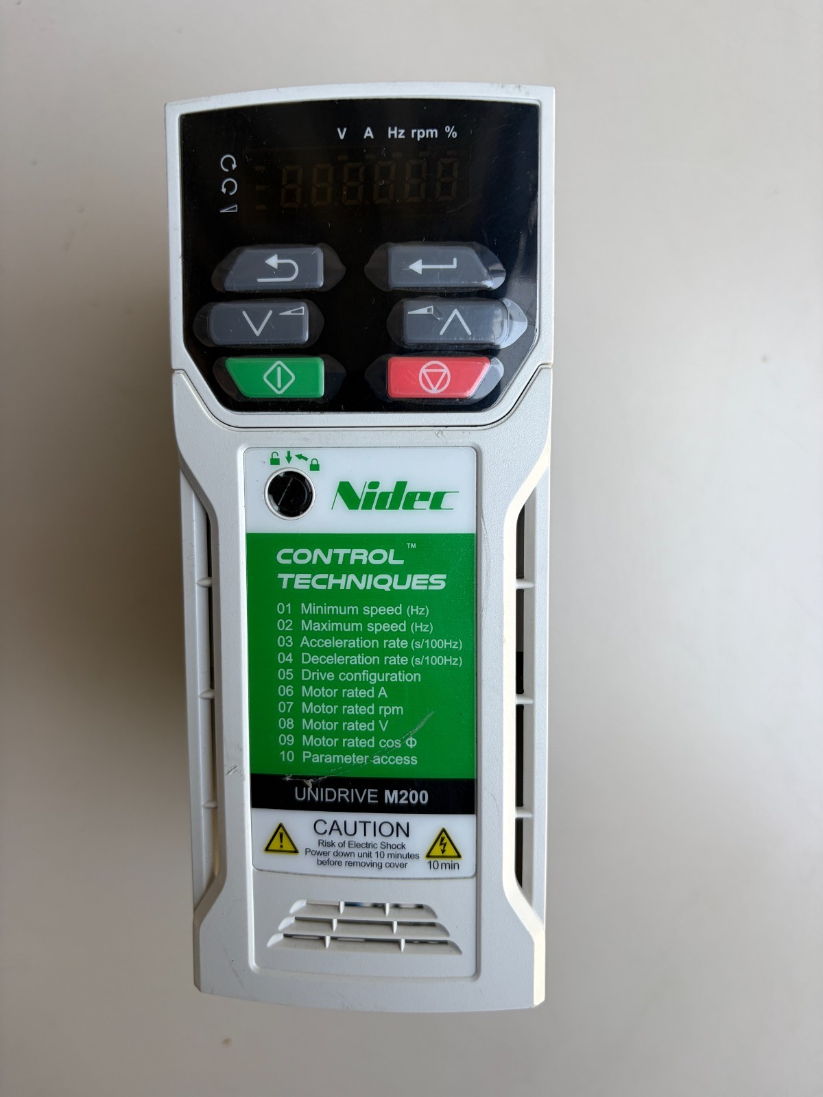 Nidec Control Techniques Unidrive M200 Variable Frequency Drive 1.5kW 3x400V
