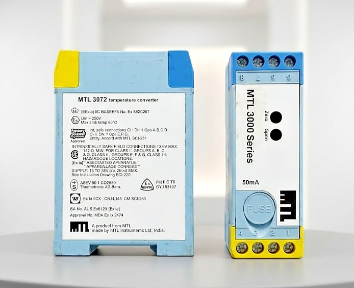 MTL 3072 Temperature Converter RTD 4-20mA 15-35VDC Isolator MTL 3000 Series