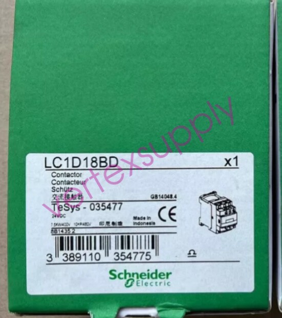 1PC New SchneiderLC1D18BD Contactor LC1-D18BD 18A DC24V.