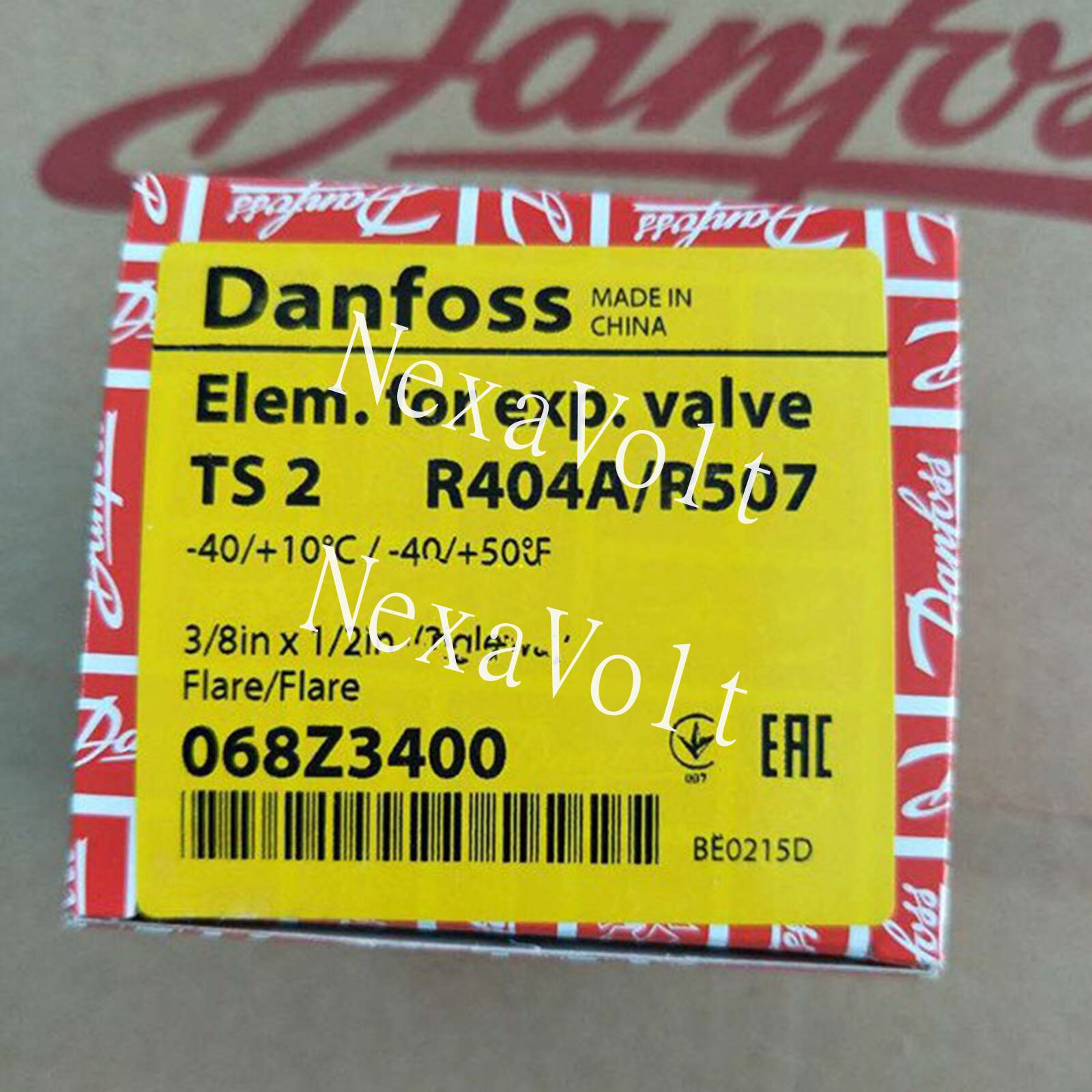 TS2 / 068Z3400 NEW DANFOSS EXPANSION VALVE #QW ~