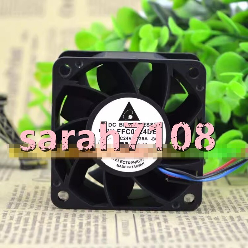 1PC NEW Delta FFC0624DE 6038 24V 1.25A 6CM large air volume fan 2 line A1 #LM