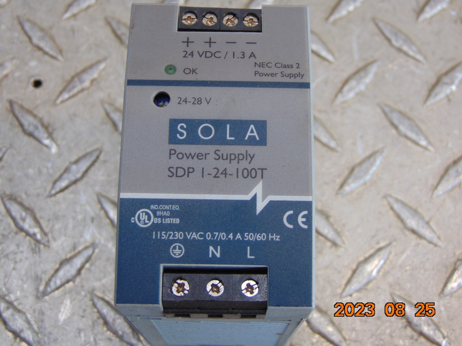 SOLA SDP 1-24-100T POWER SUPPLY