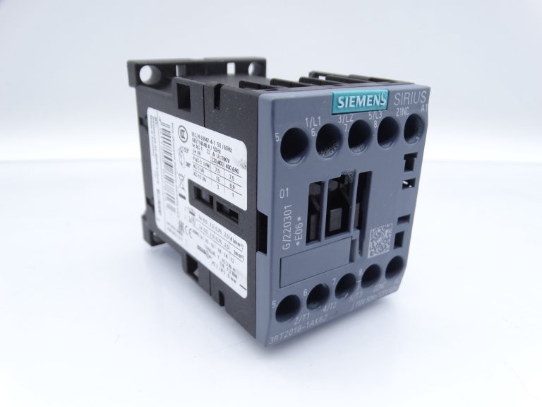 SIEMENS 3RT2018-1AK62 CONTACTOR