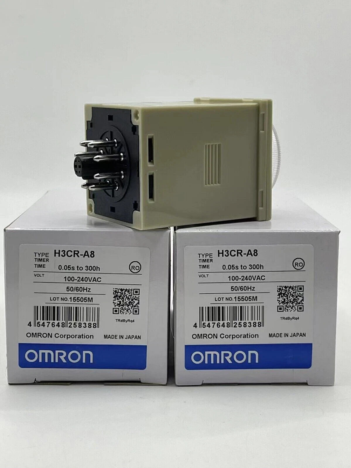 5 years warranty NEW IN BOX OMRON Timer H3CR-A8 H3CRA8 100-240VAC
