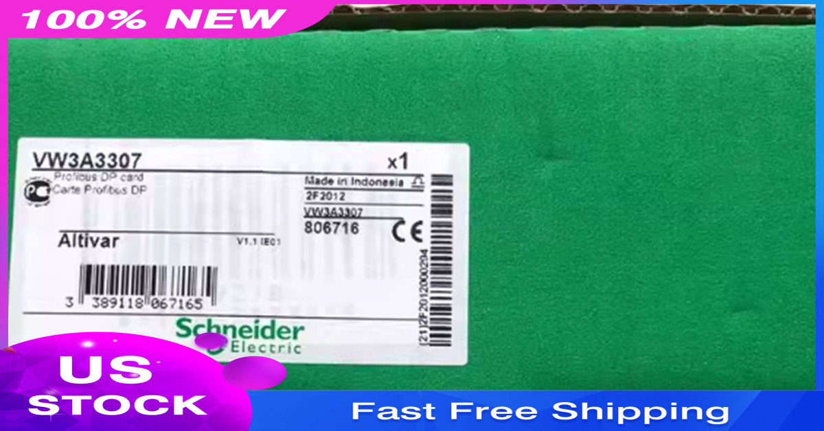NEW Schneider VW3A3307 PROFIBUS DP Option Card ATV71