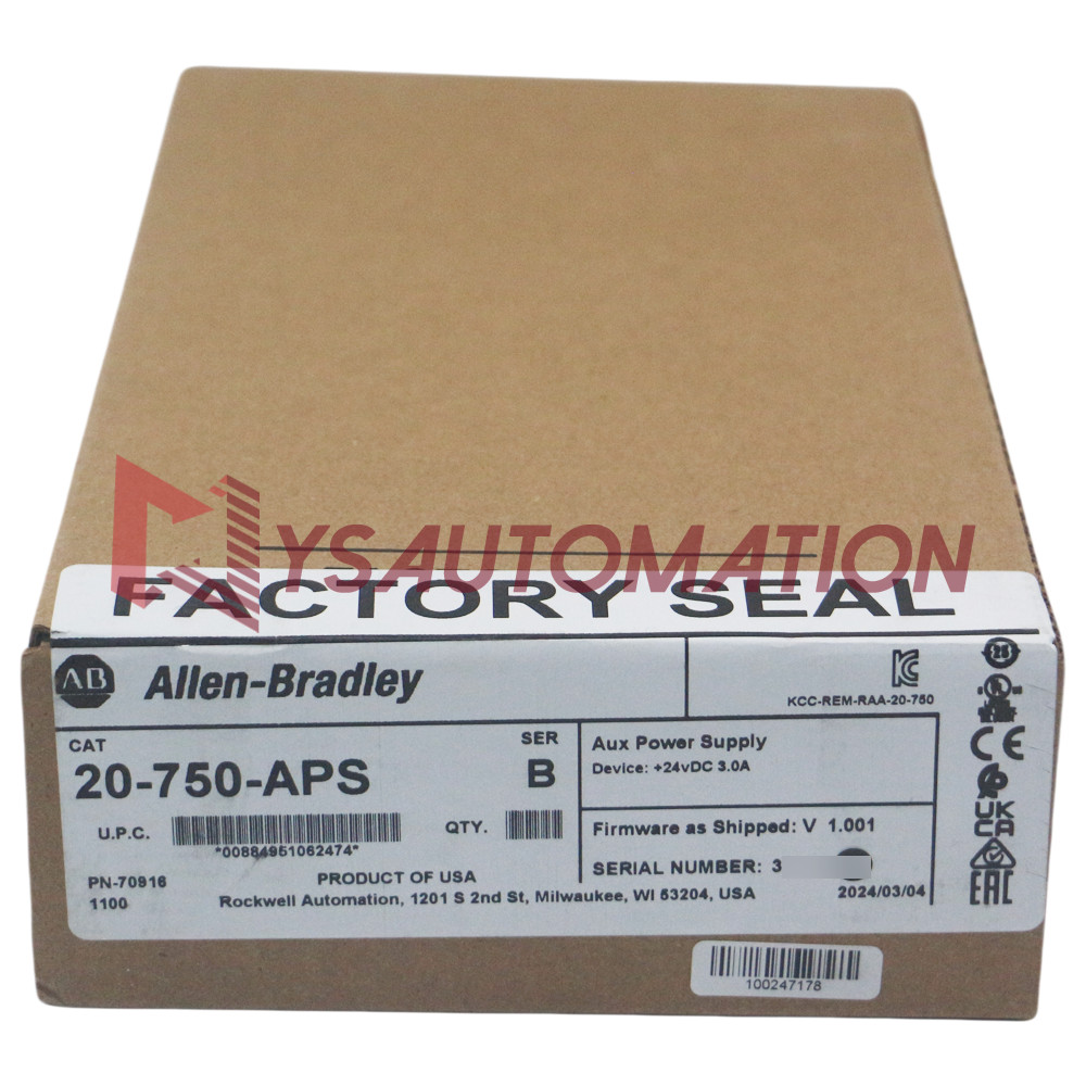 New Factory Allen-Bradley 20-750-APS Auxiliary Power Supply PowerFlex 750
