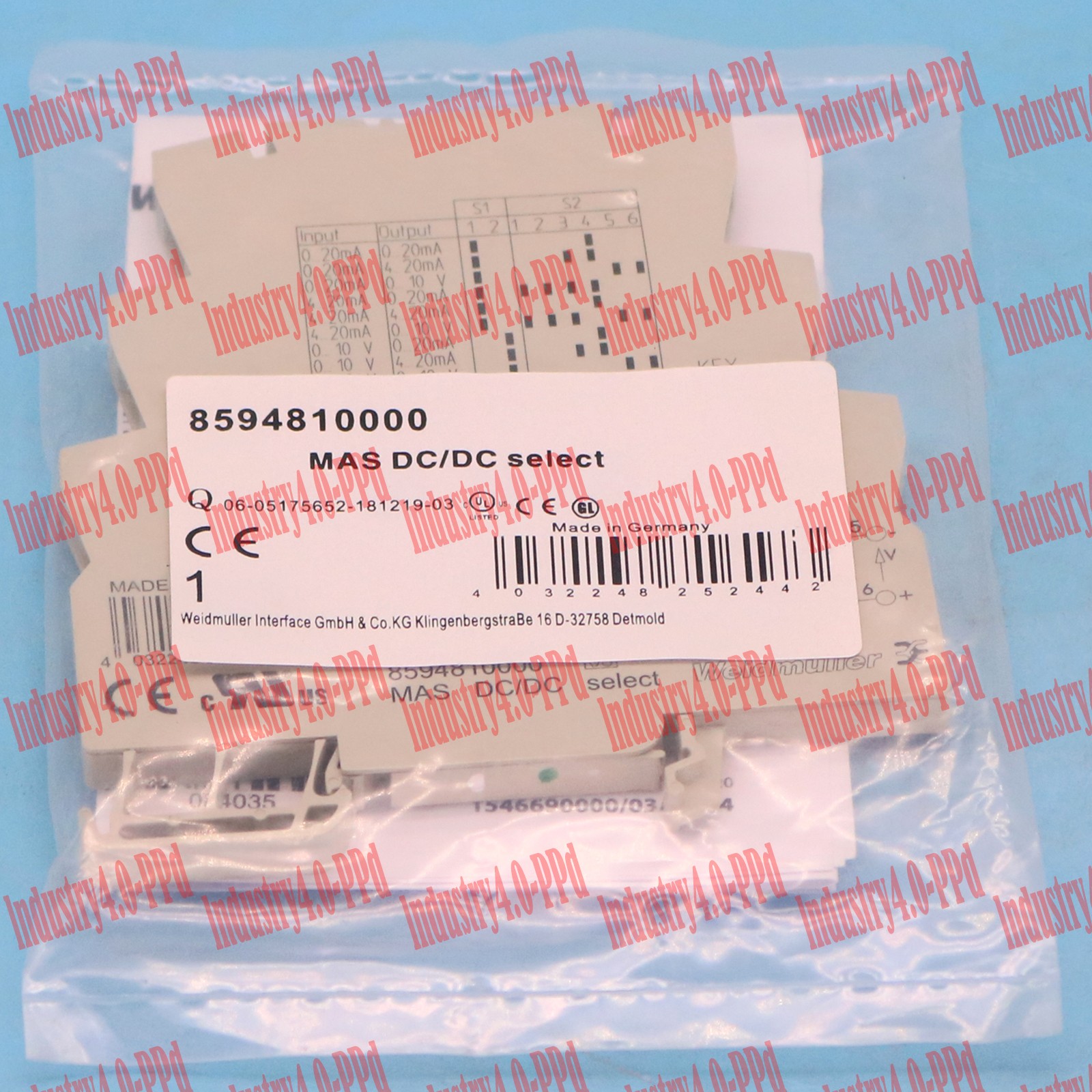 1PCS New WEIDMULLER 8594810000 MAS DC/DC SIGNAL CONVERTER#QW