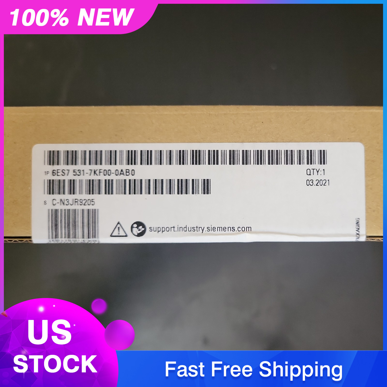 New Siemens 6ES7531-7KF00-0AB0 6ES75317KF000AB0 S7-1500 analog input module