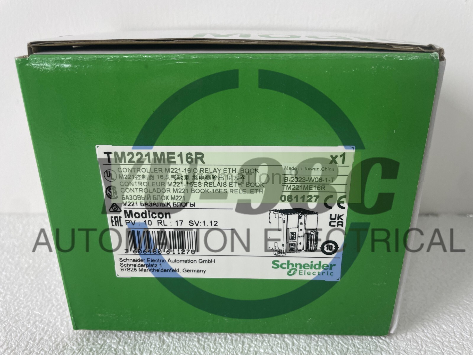 Brand New Electric TM221ME16R Modicon M221 Controller, 16 I/O