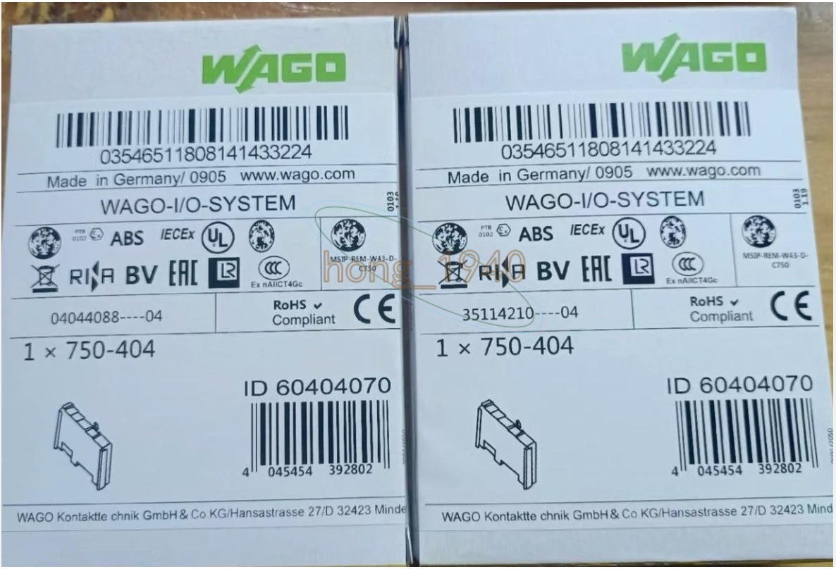 New One Wago 750-404 PLC Module