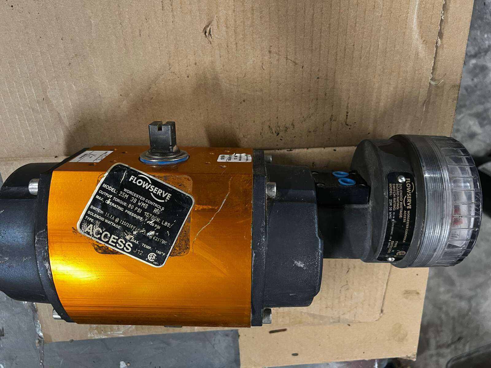 FLOWSERVE 25M 39 WMS VALVE ASSEMBLY