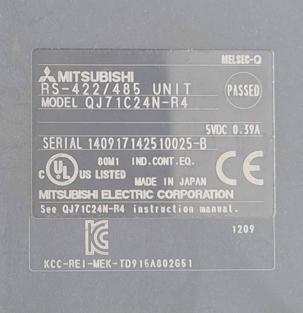 Mitsubishi Electric QJ71C24N-R4 Communication Module RS-422/RS-485 Channels