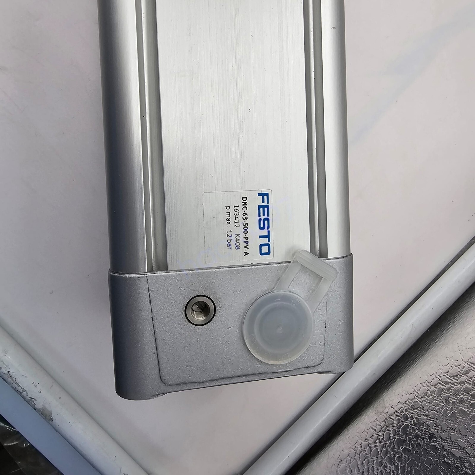 DNC-63-500-PPV-A Festo Pneumatic Cylinder 163412 12 bar 63mm Bore 500mm Stroke