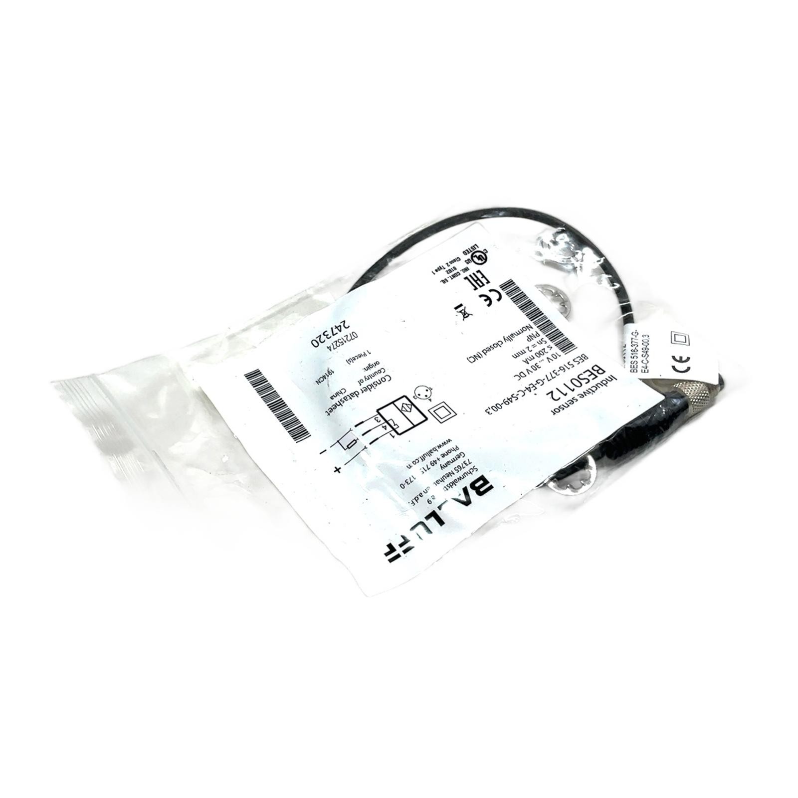 BES0112 BES 516-377-G-E4-C-S49-00,3 BALLUFF, Balluff Inductive Sensor M5 2mm …