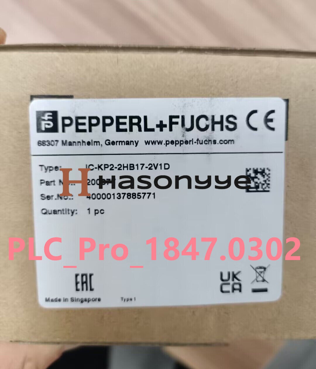 1PCS New Pepperl+Fuchs IC-KP2-2HB17-2V1D Sensor Fast delivery us free tax