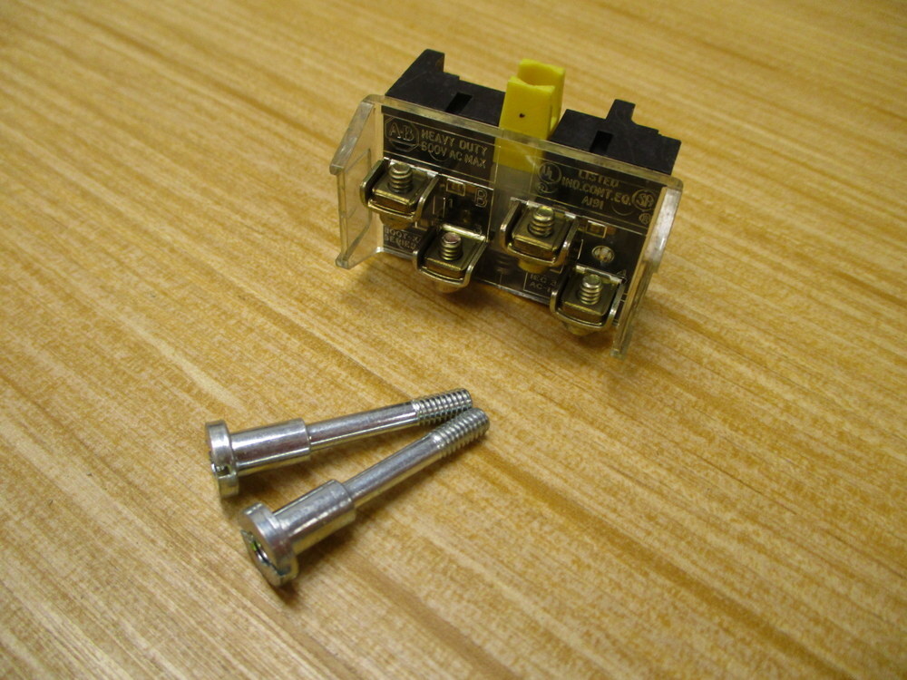 Allen Bradley 800T-XA Block 800TXA W/Hardware. (Pack of 6)