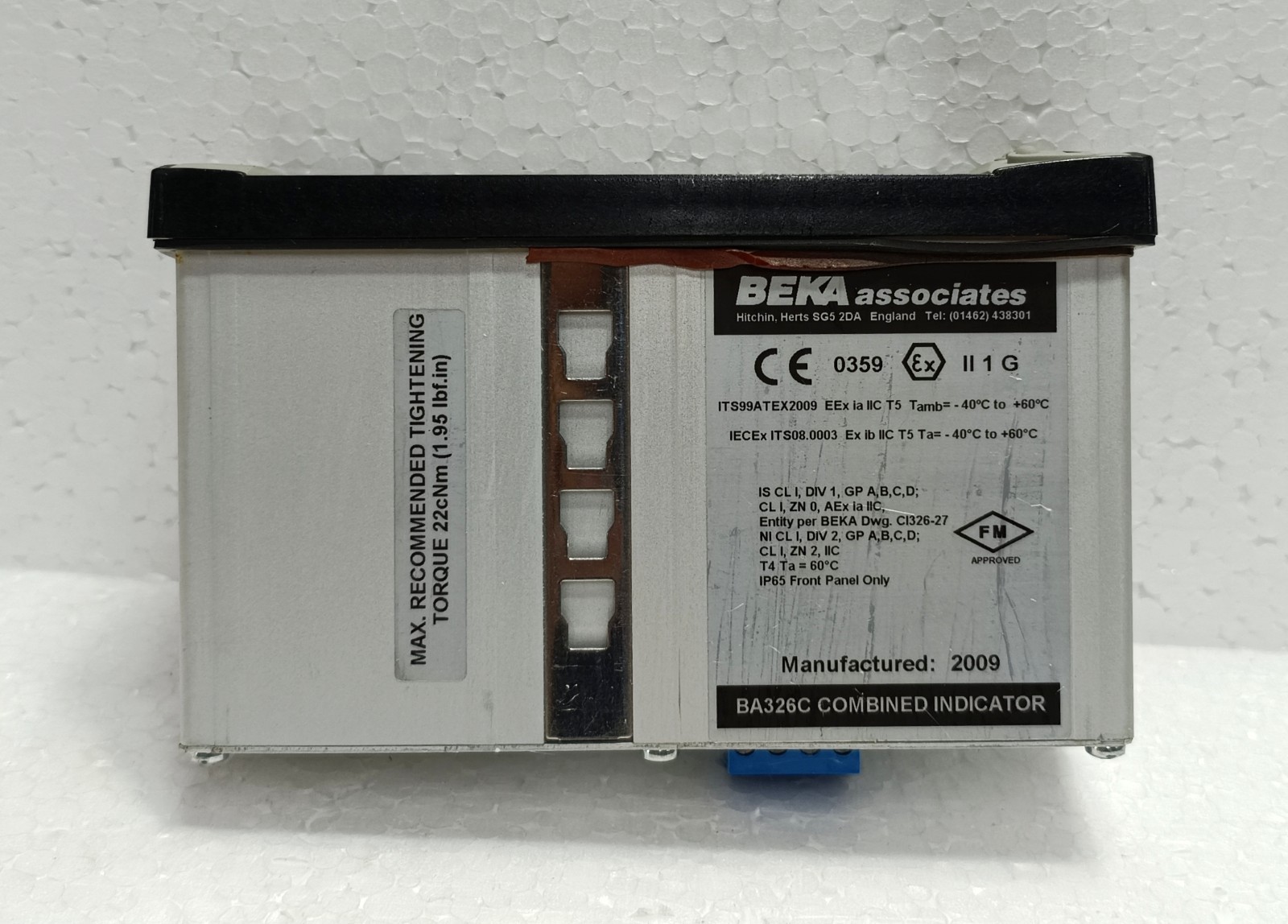 BEKA BA326C Combined Indicator Analogue Digital Mud Pit Level Indicator