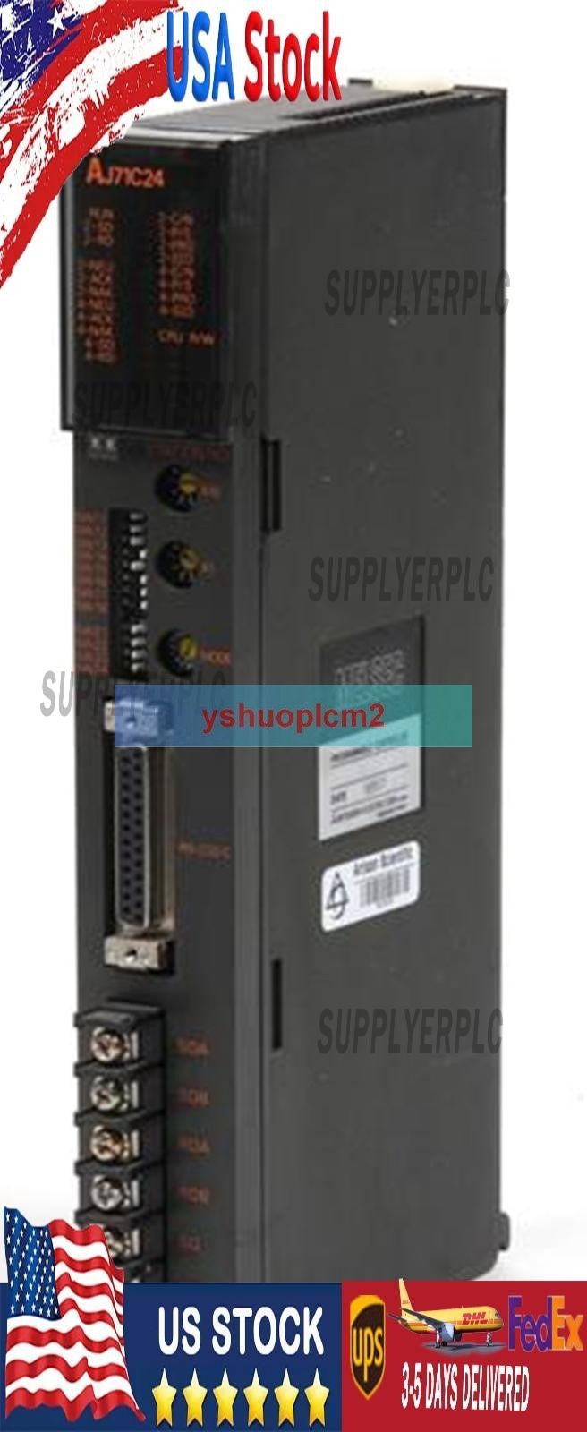 1PC New Mitsubishi AJ71C24 PLC Module Expedited Shipping