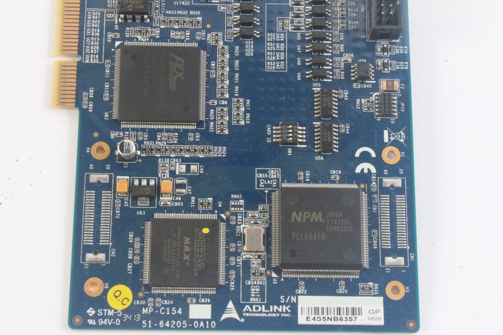 Adlink Technology MP-C154 Step and Servo Motion Control PCI-E Card – Exc Cond.