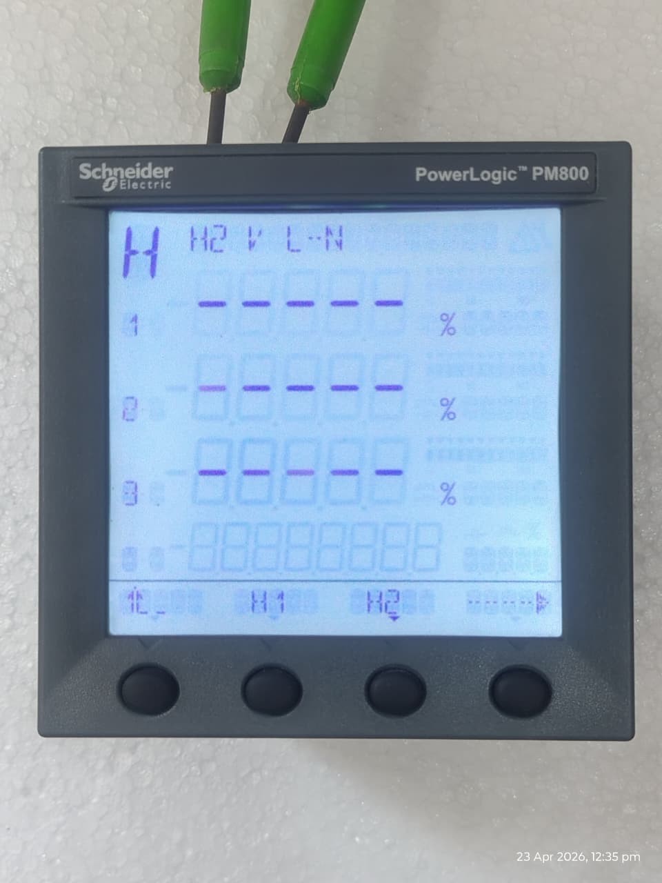 Used Schneider PM820MG PowerLogic PM800 Power Meter 800 with Display Free Ship