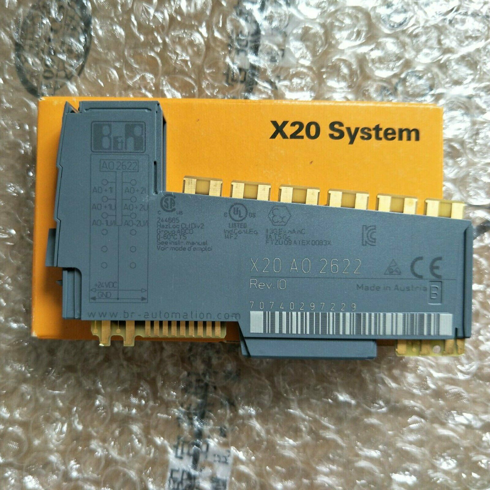 One B&R X20AO2622 PLC Module X20 AO 2622 Expedited Shipping New In Box
