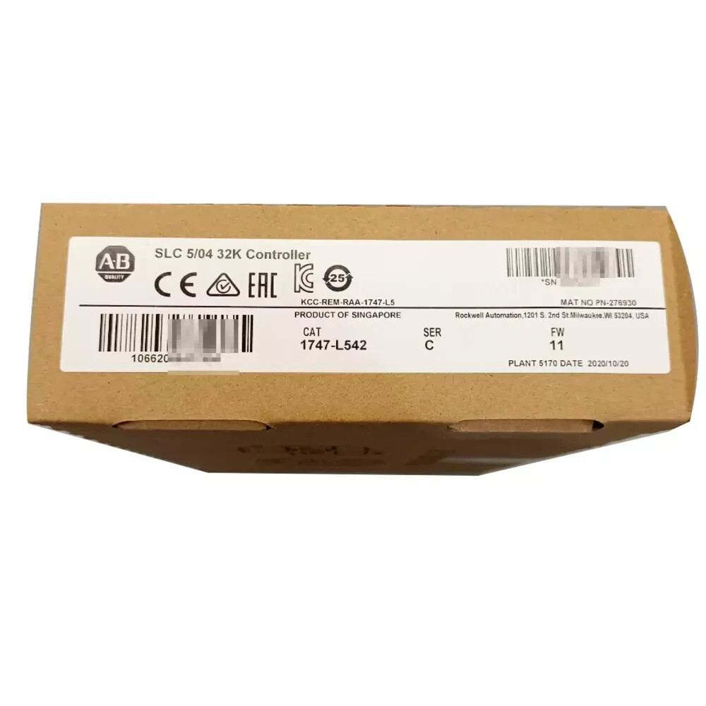 New Allen Bradley 1747-L542 SLC 500 5/04 CPU PROCESSOR UNIT 1747L542